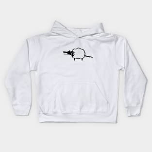 wolf in sheeps clothing icon Kids Hoodie